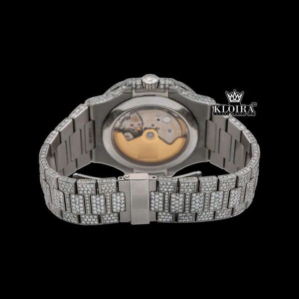 Fully Diamond Iced Out Moissanite Watch For Men - Image 3