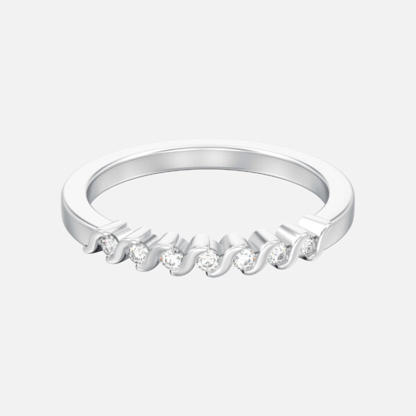 Arced Custom Ring Design 20k Sterling Gold - Image 3
