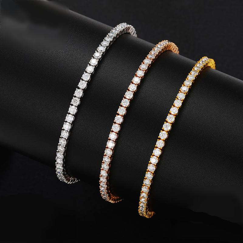 moissanite Tennis Bracelet all-metal