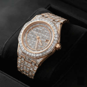 Baguette moissanite watch