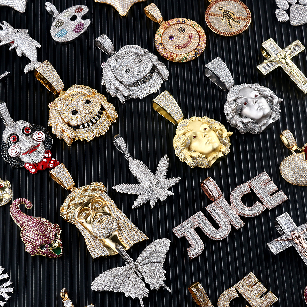 Custom Moissanite Pendant in USA