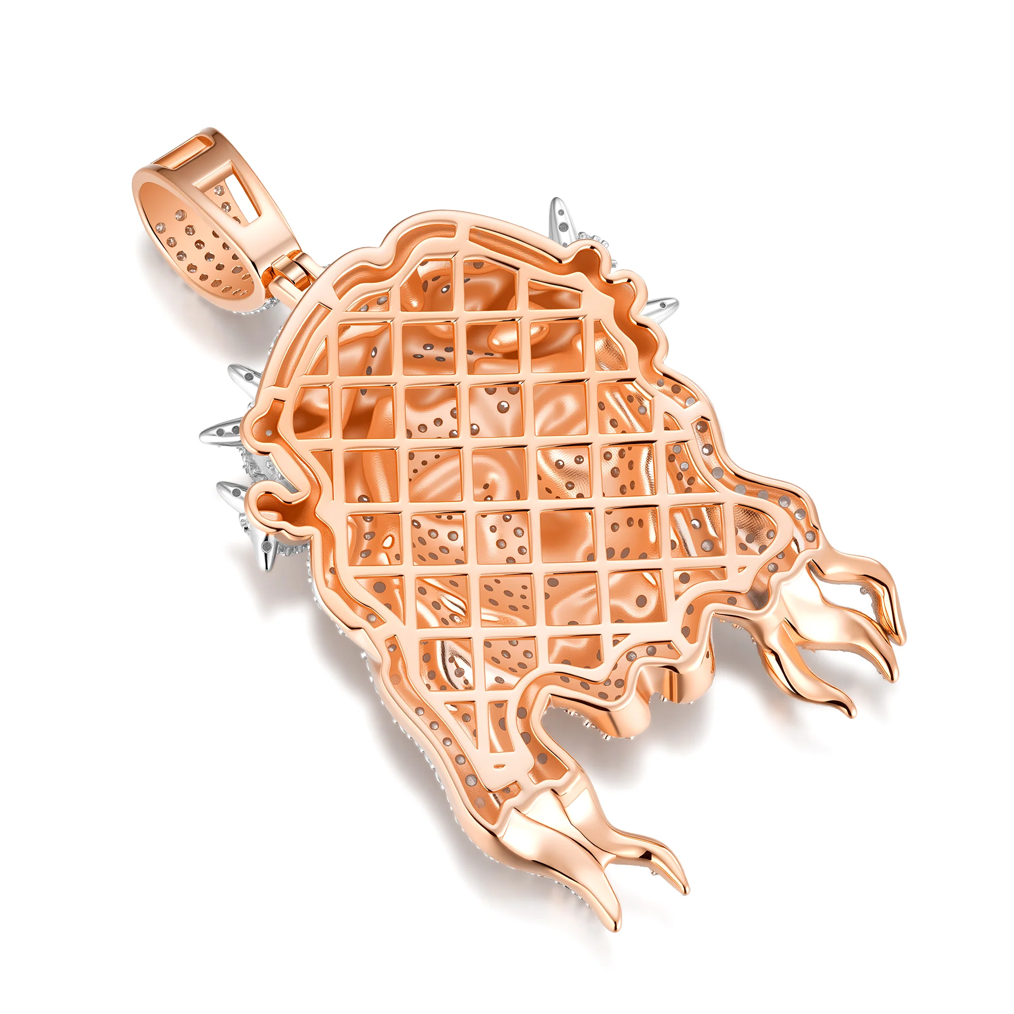 Iced Out Moissanite Jesus Pendant - 925 Sterling Silver