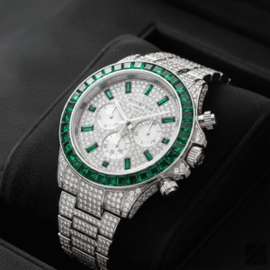 Moissanite Bust-Down Watch