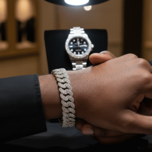 Moissanite Cuban Link Bracelet