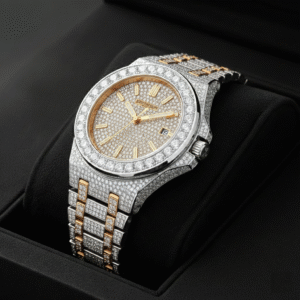 Two-Tone Moissanite Watch