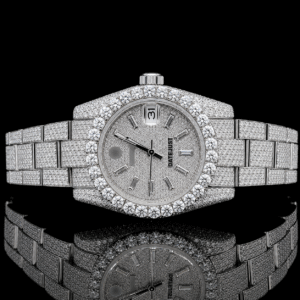Baguette Dial Bust-down VVS Moissanite Watch