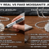 How to Identify Real vs Fake Moissanite Jewelry